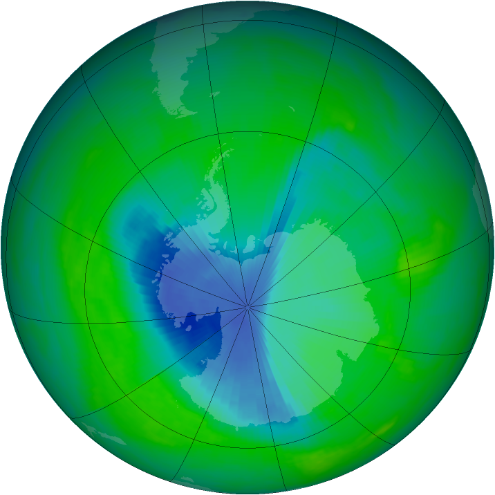 Ozone Map 1989-11-27